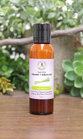 Goat's Milk & Shea Butter Shower Gel Lemongrass 2oz