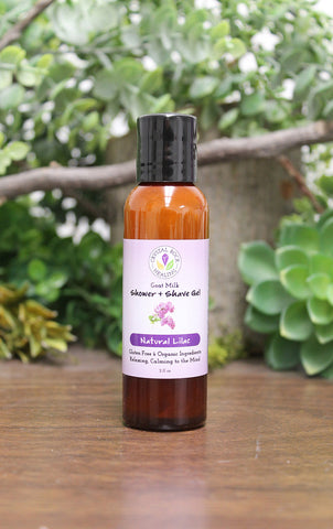 Goat's Milk & Shea Butter Shower Gel Lilac 2oz