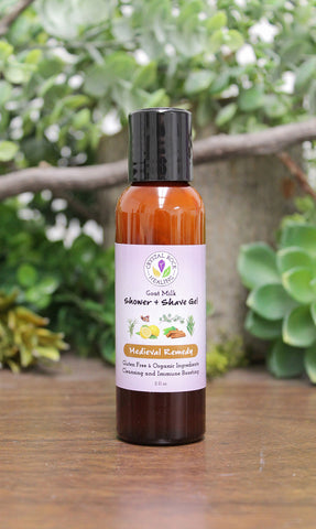 Goat's Milk & Shea Butter Shower Gel Medieval Remedy 2oz