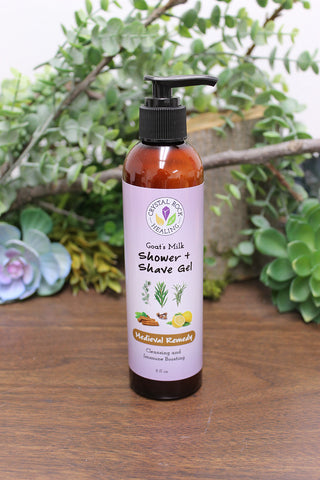 Goat's Milk & Shea Butter Shower Gel Medieval Remedy 8oz