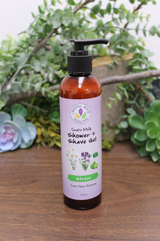 Goat's Milk & Shea Butter Shower Gel Stress 8oz