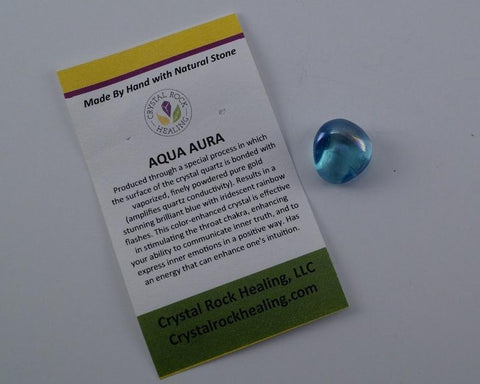 Aqua Aura Pocket Stone