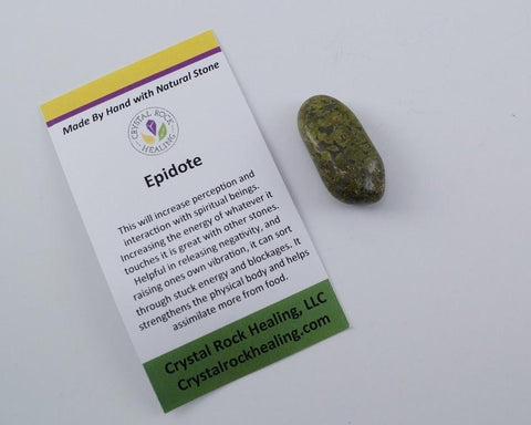 Epidote Pocket Stone