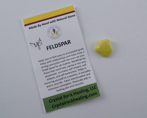 Feldspar Dyed Pocket Stone