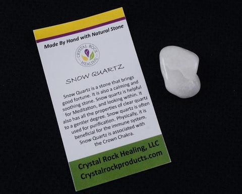 Quartz Snow Pocket Stone