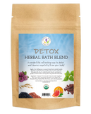 Bath Blend Organic- Detox with Muslin Bag and Stone
