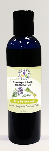 Bug Deterrent Massage & Bath Oil 8oz