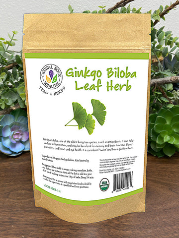Ginkgo Biloba Leaf 1 oz Organic