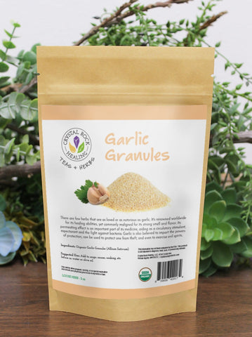 Garlic Granules Herb 2oz Organic