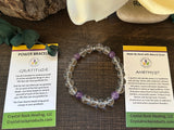 Power Bracelet Gratitude- Amethyst