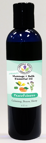 Peacefulness Massage & Bath Oil 8oz