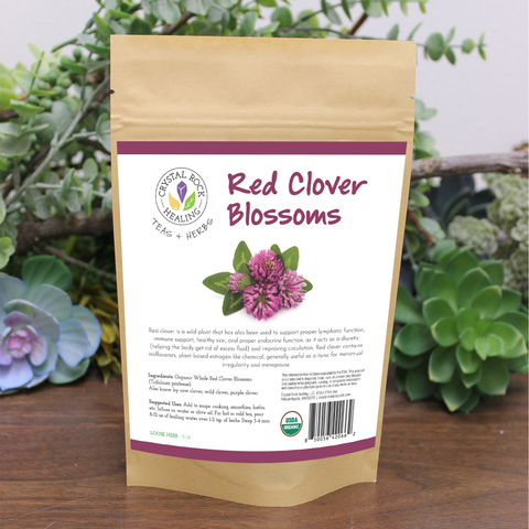 Red Clover Blossom 0.5 oz Organic