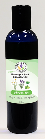 Stressless Massage & Bath Oil 8oz