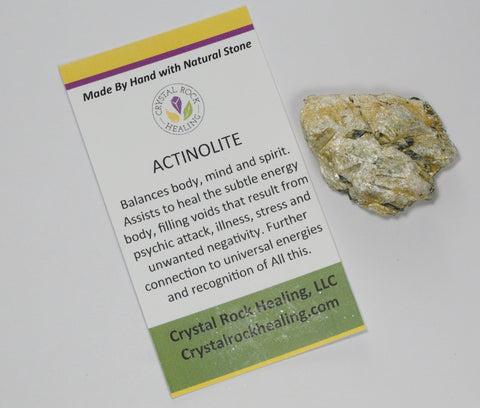 Actinolite Pocket Stone