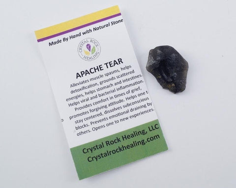 Apache Tear Pocket Stone