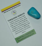Howlite Turquoise (Turquenite) Pocket Stone