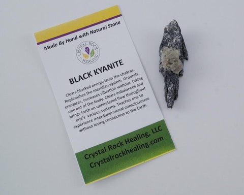 Kyanite Black Pocket Stone
