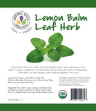 Lemon Balm Leaf Herb 1 oz Organic