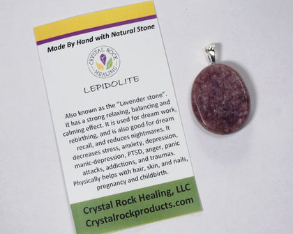 Lepidolite Pendant