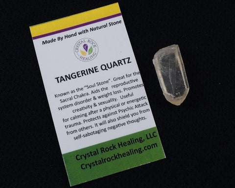 Quartz Tangerine Pocket Stone