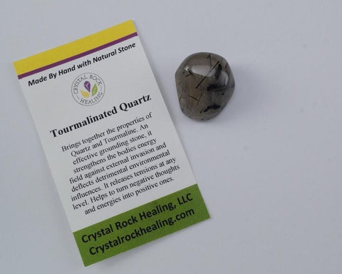 Quartz Tourmalated Pocket Stone