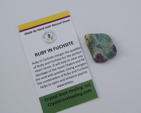 Ruby In Fuchsite Pocket Stone