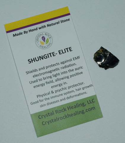 Shungite-Elite Pocket Stone