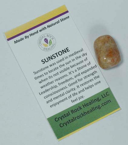 Sunstone Pocket Stone