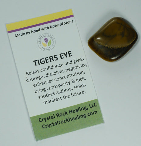 Tigers Eye Pocket Stone