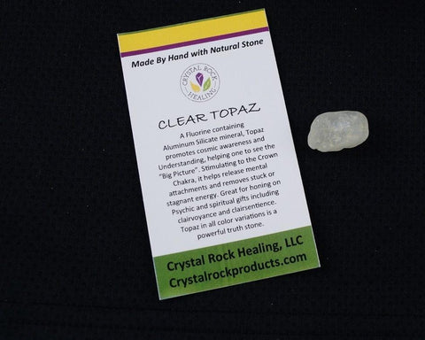 Topaz Clear Pocket Stone
