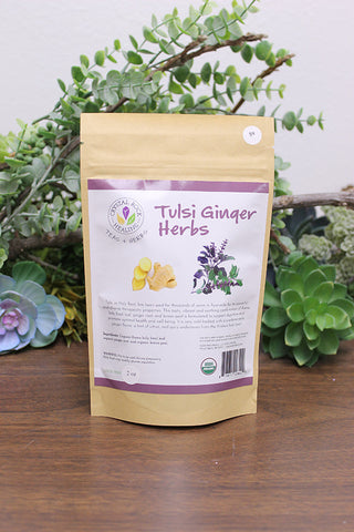 Tulsi Ginger Herbs 2 oz Organic