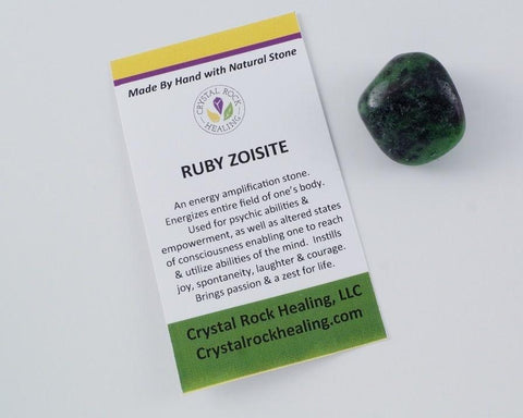 Ruby Zoisite Pocket Stone