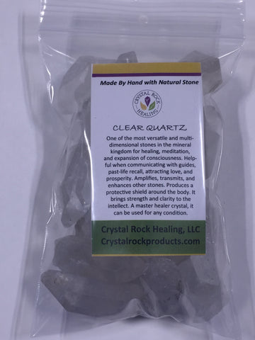 Clear Quartz Points Medium 1 Pound